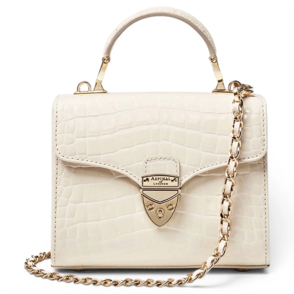 Aspinal of London Mini Mayfair in White